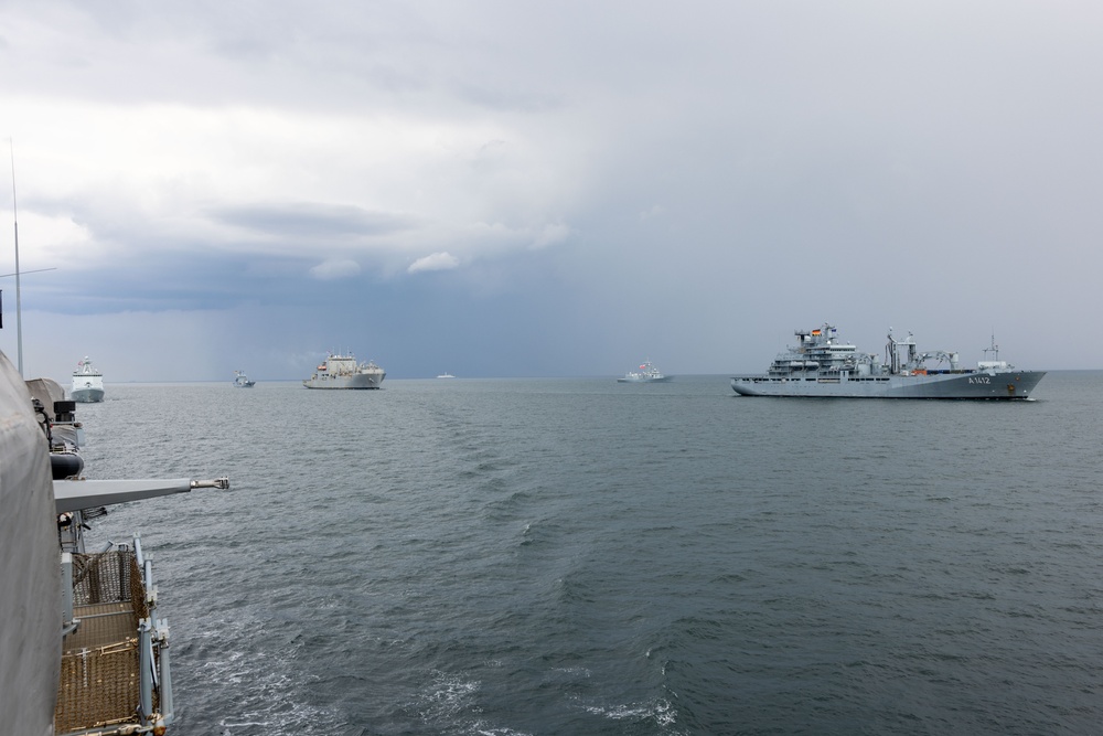 German navy supports BALTOPS 25