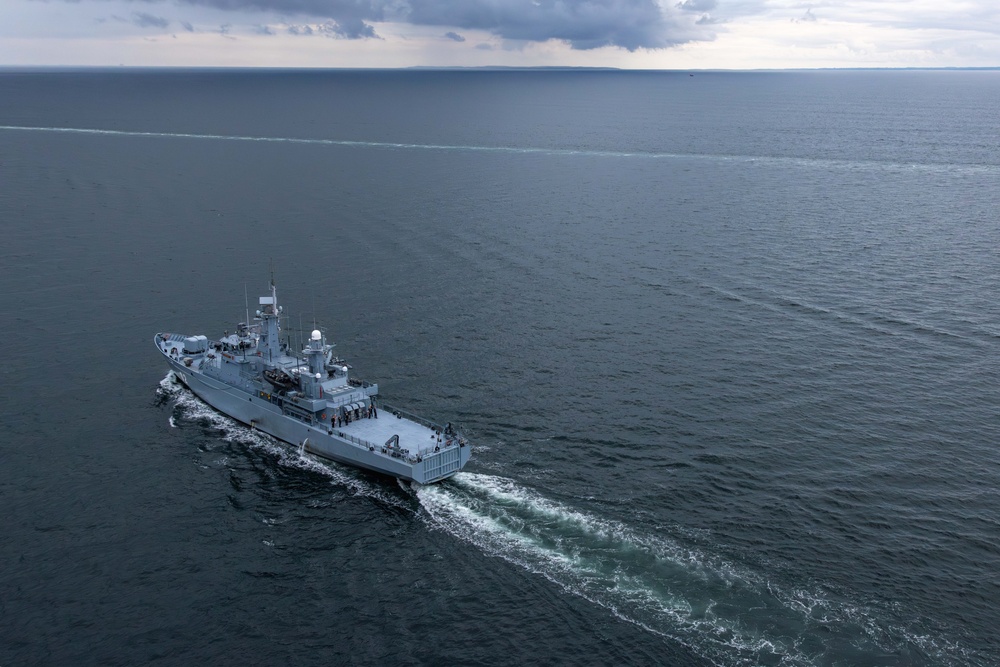 German navy supports BALTOPS 25