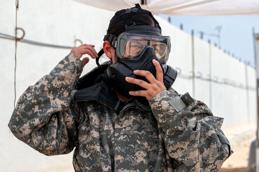 332nd Civil Engineering Squadron conducts CBRN exercise