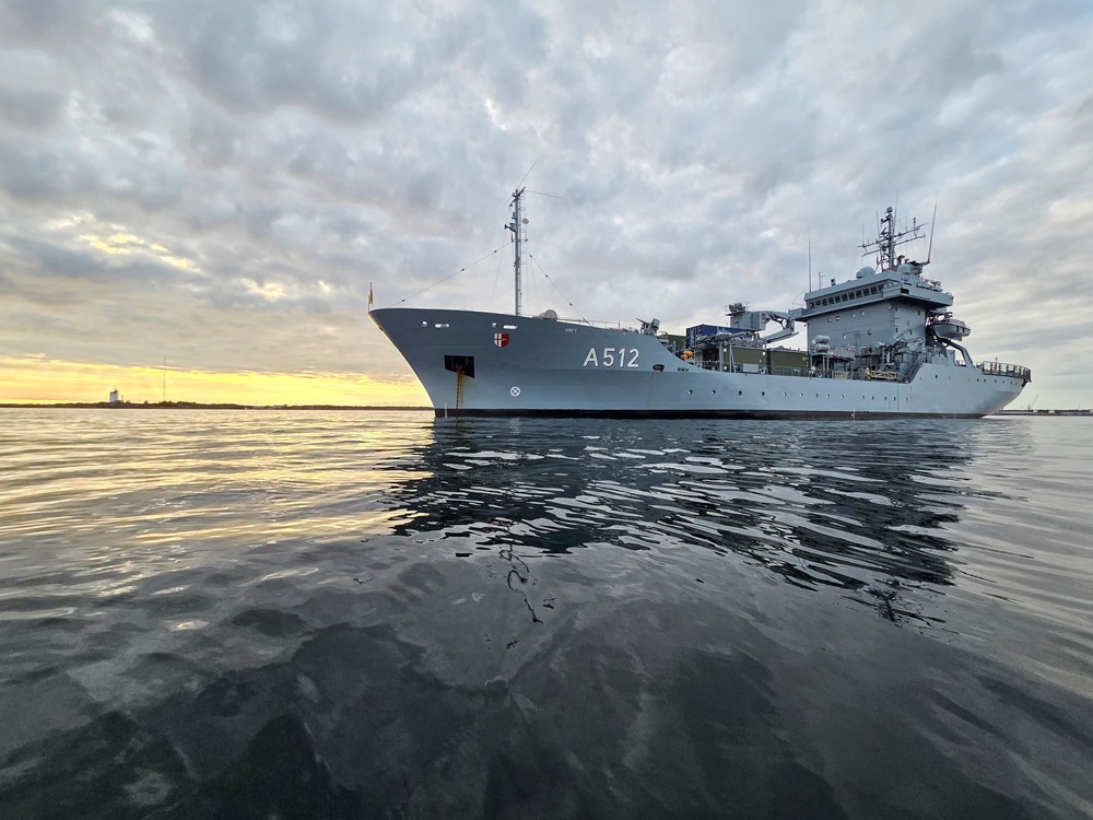 German navy supports BALTOPS 25