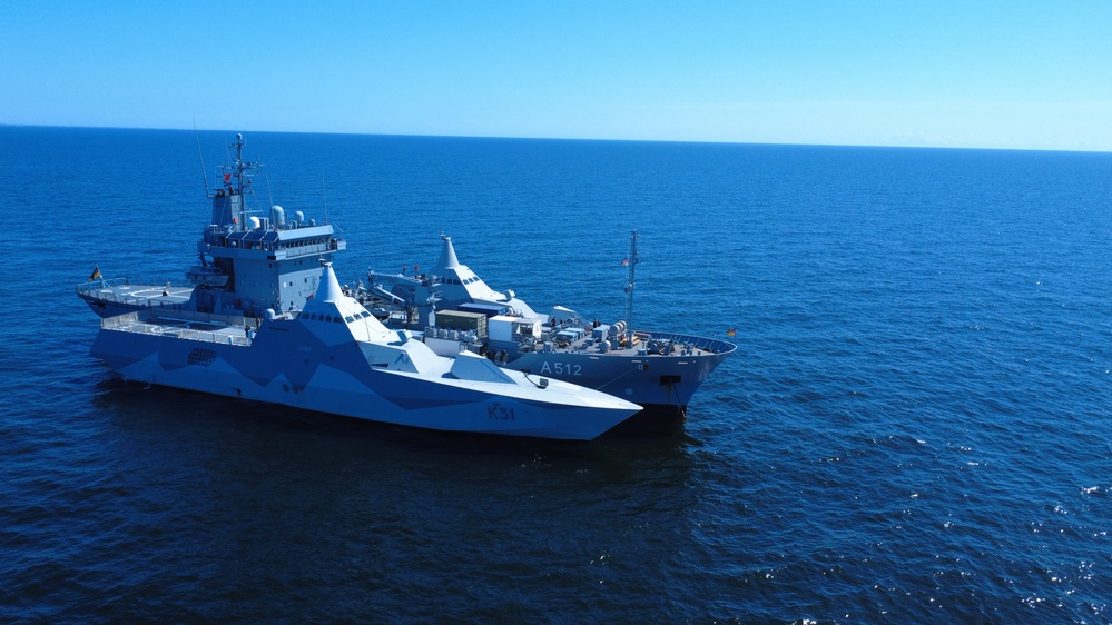 German navy supports BALTOPS 25