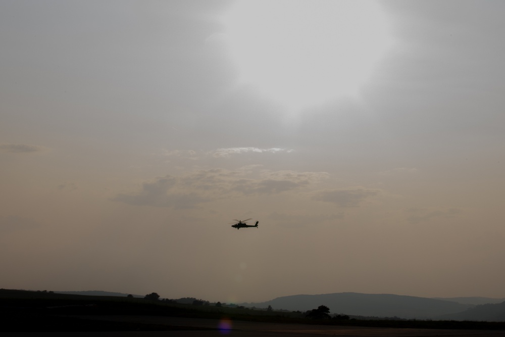 12th CAB conducts Apache live fire during Saber Guardian 25