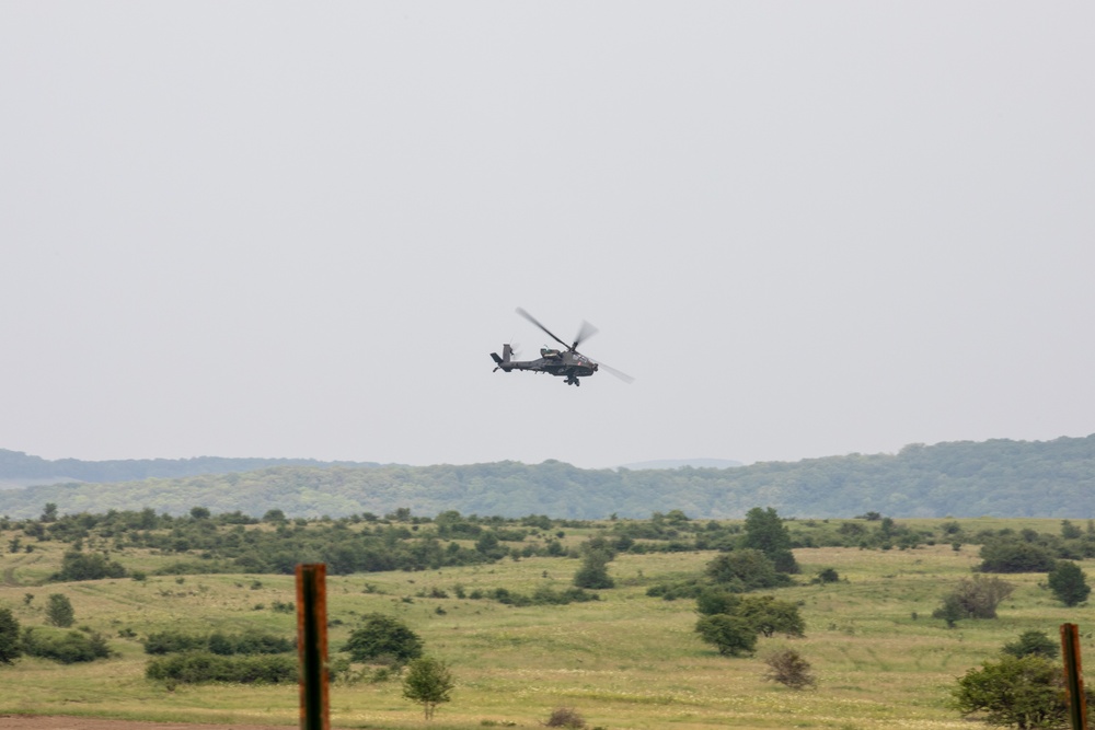 12th CAB conducts Apache live fire during Saber Guardian 25