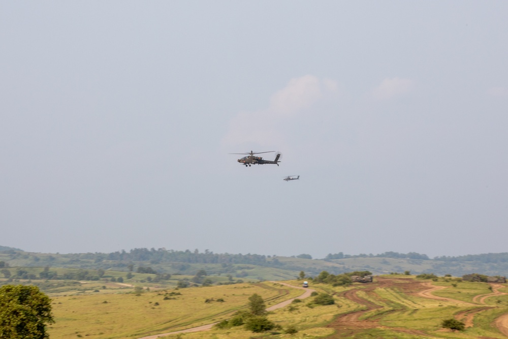 12th CAB conducts Apache live fire during Saber Guardian 25