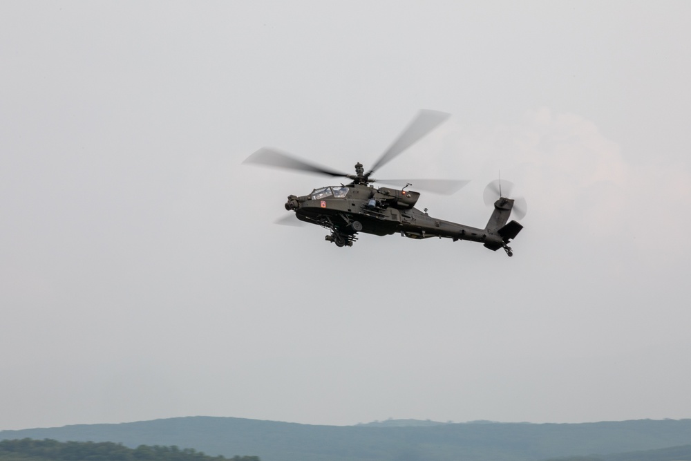 12th CAB conducts Apache live fire during Saber Guardian 25