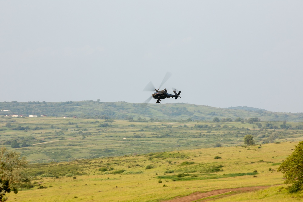 12th CAB conducts Apache live fire during Saber Guardian 25