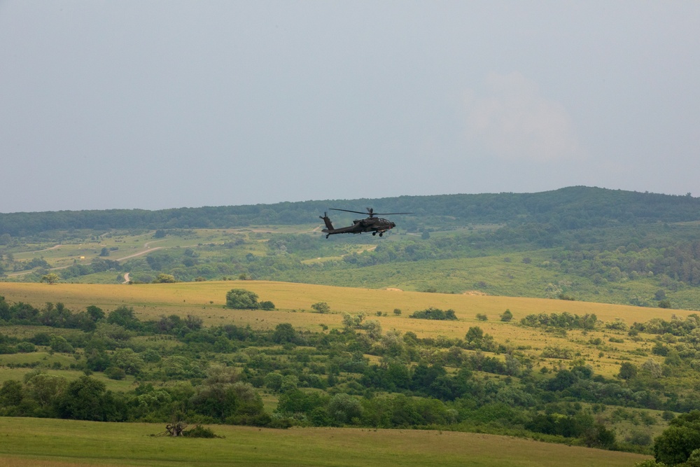 12th CAB conducts Apache live fire during Saber Guardian 25