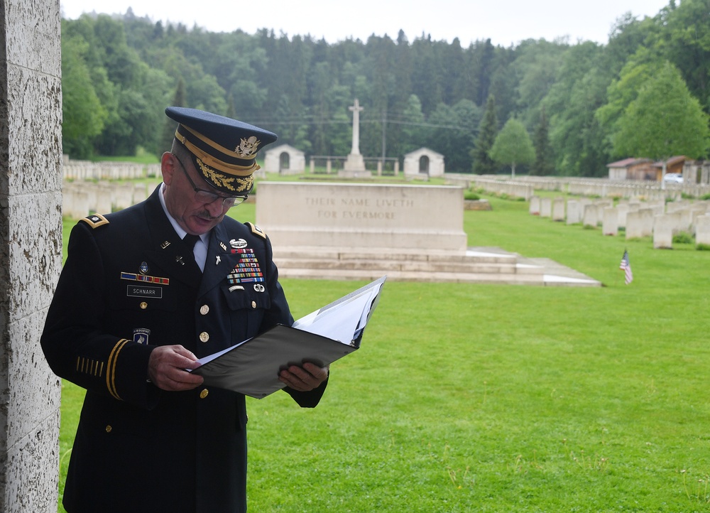 Memorial Day at Durnbach War Cemetery