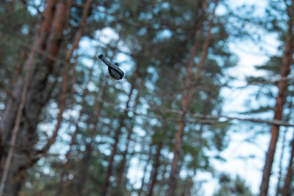 Michigan National Guard Infantry conduct training maneuvers in Latvia