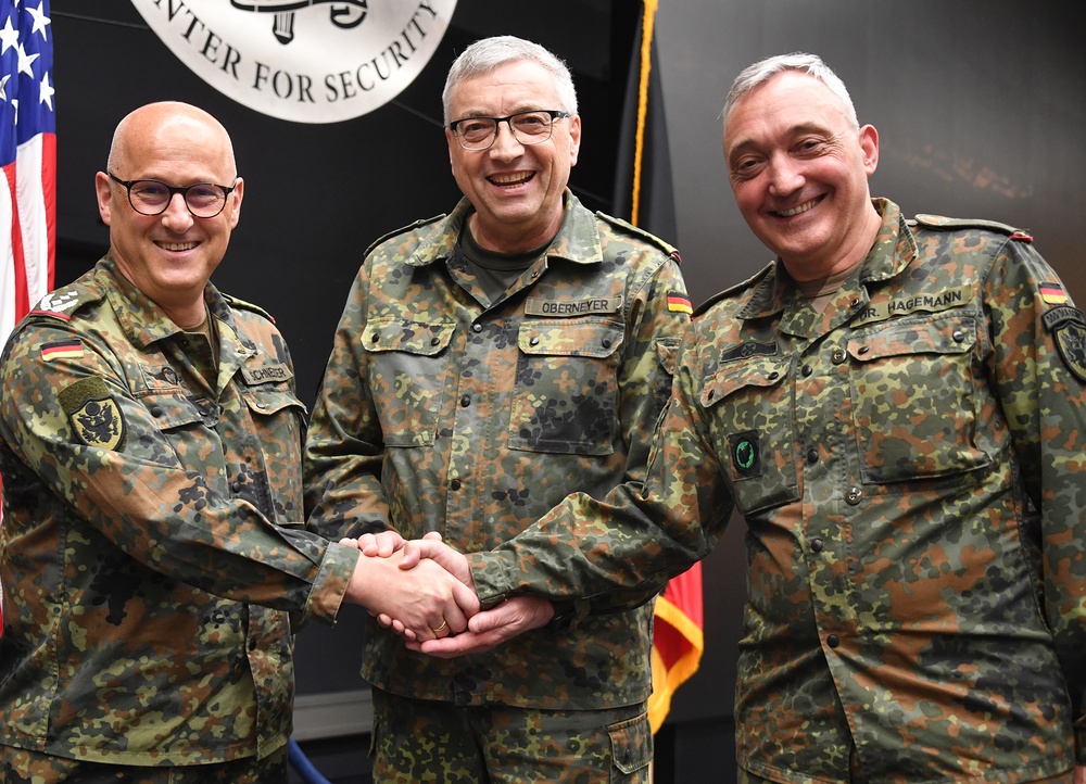 New Senior German Officer to Lead the German Element at the Marshall Center