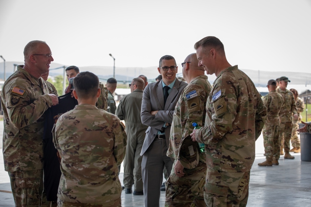 NATO-led Kosovo Force, Task Force Aviation conducts Transfer of Authority Ceremony