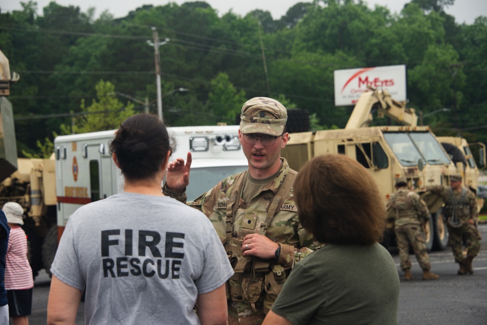 NCNG 5th-113th's Touch-A-Truck Experience