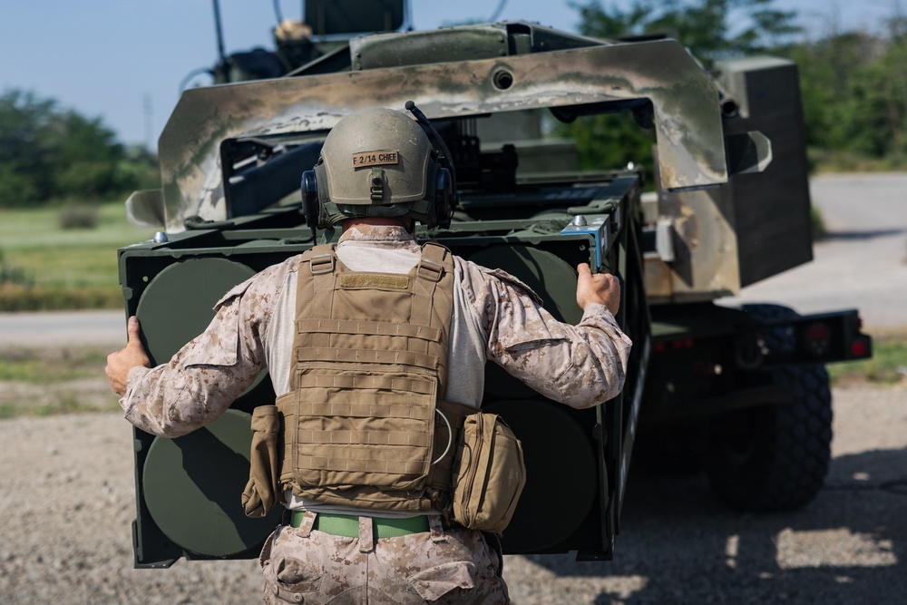 U.S. Marines bring high-powered rocket system to Romania during joint exercise