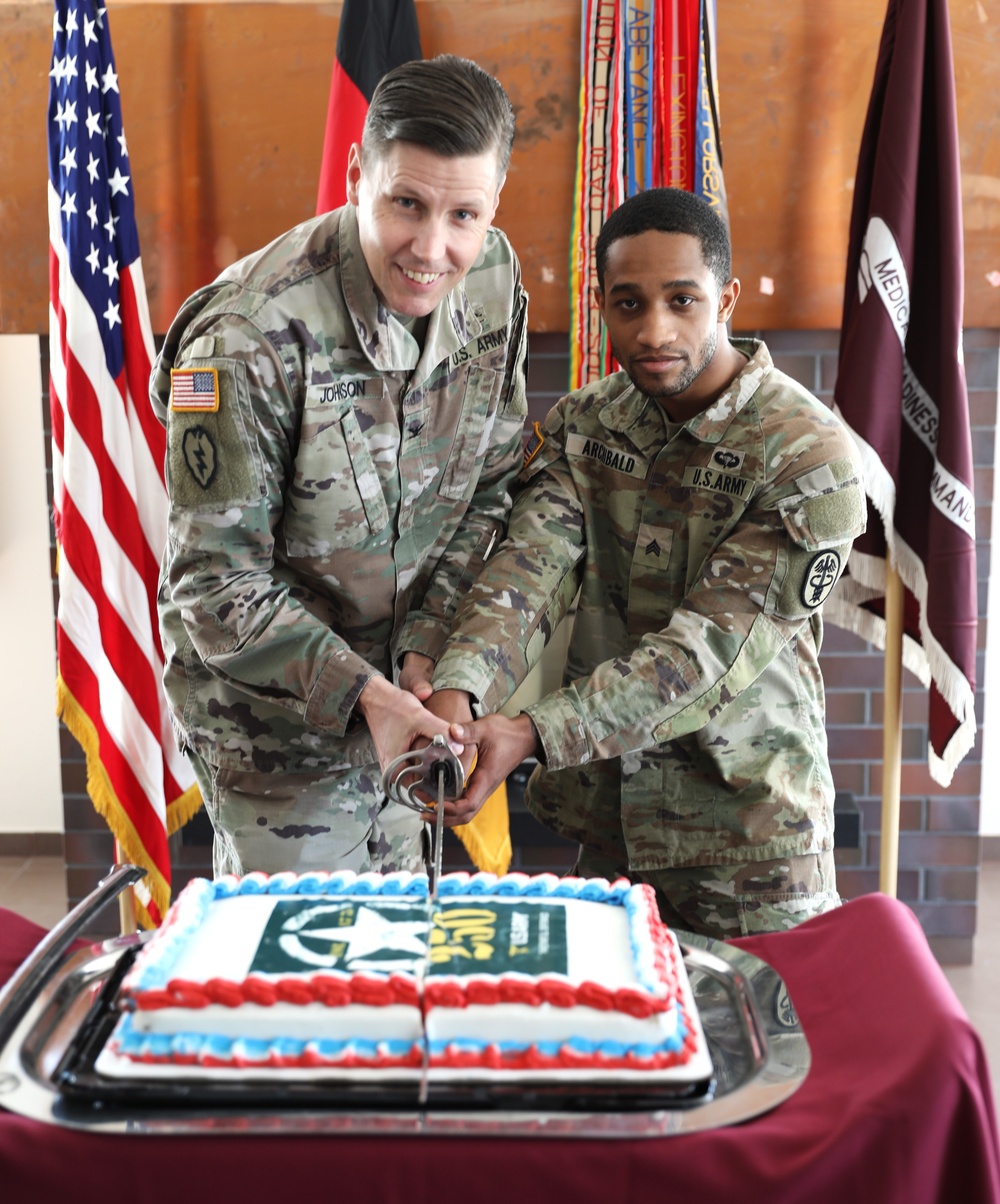 Medical Readiness Command, Europe celebrates the Army's 250th Birthday