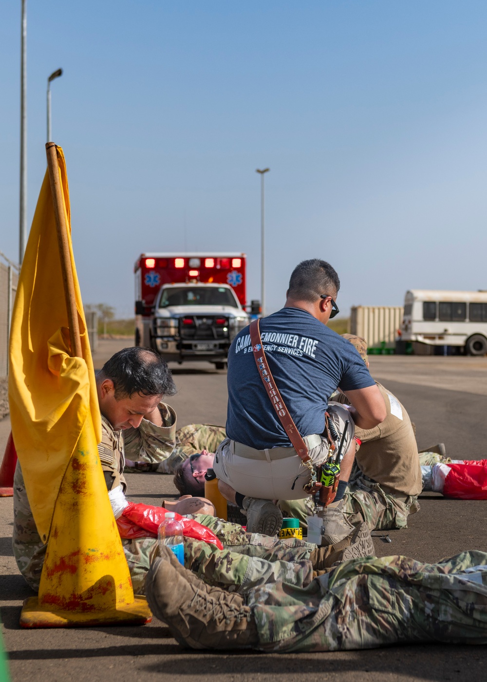 Joint training, one mission: Mass casualty exercise enhances emergency response at CLDJ