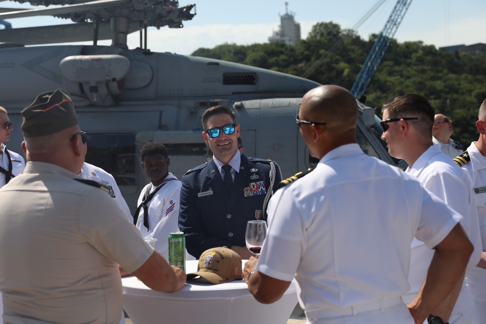 USS Forest Sherman Hosts Reception in Croatia
