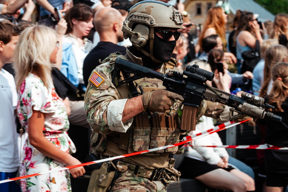 Green Berets and Latvian Special Operations Forces Conduct Joint Capabilities Demonstration in Riga