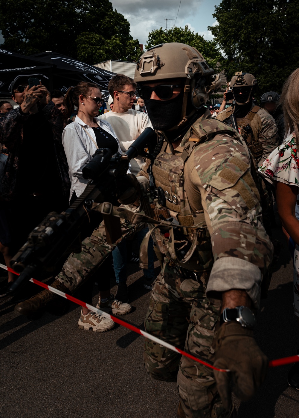 Green Berets and Latvian Special Operations Forces Conduct Joint Capabilities Demonstration in Riga