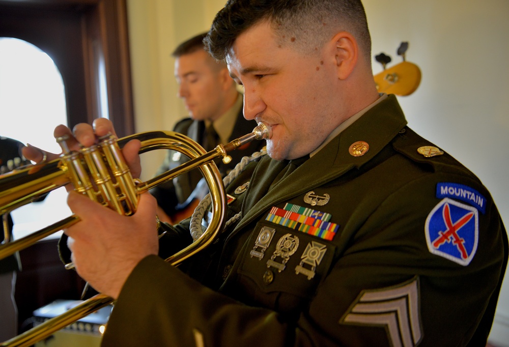 10th MTN DIV Band performs for educators at NYCRB Army 250th Birthday event
