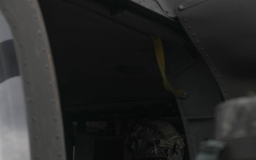 German soldier participates in JRTC helicopter loading exercise