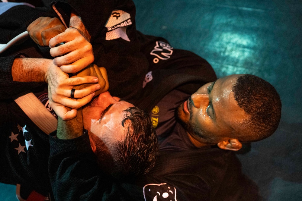 CJTF-HOA trains jiu-jitsu with French, Japanese partners