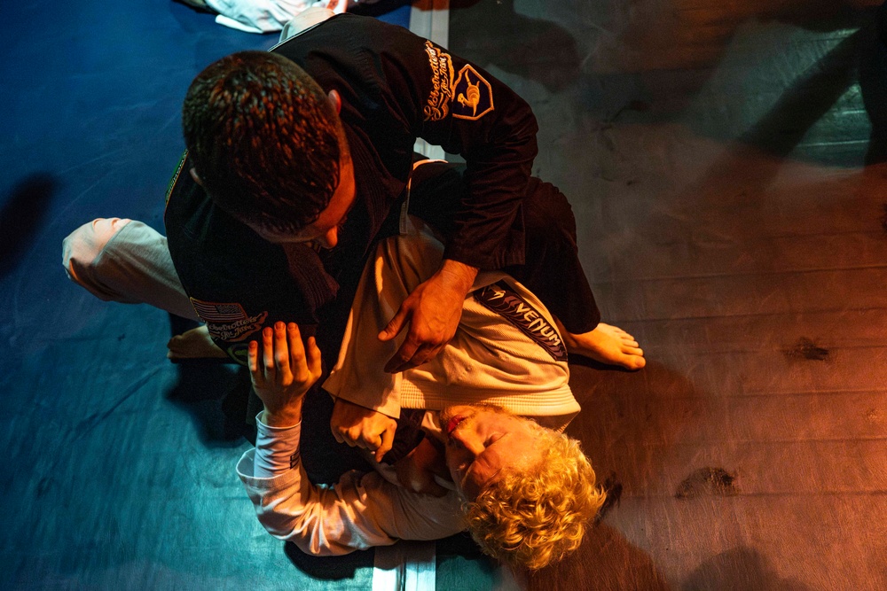 CJTF-HOA trains jiu-jitsu with French, Japanese partners