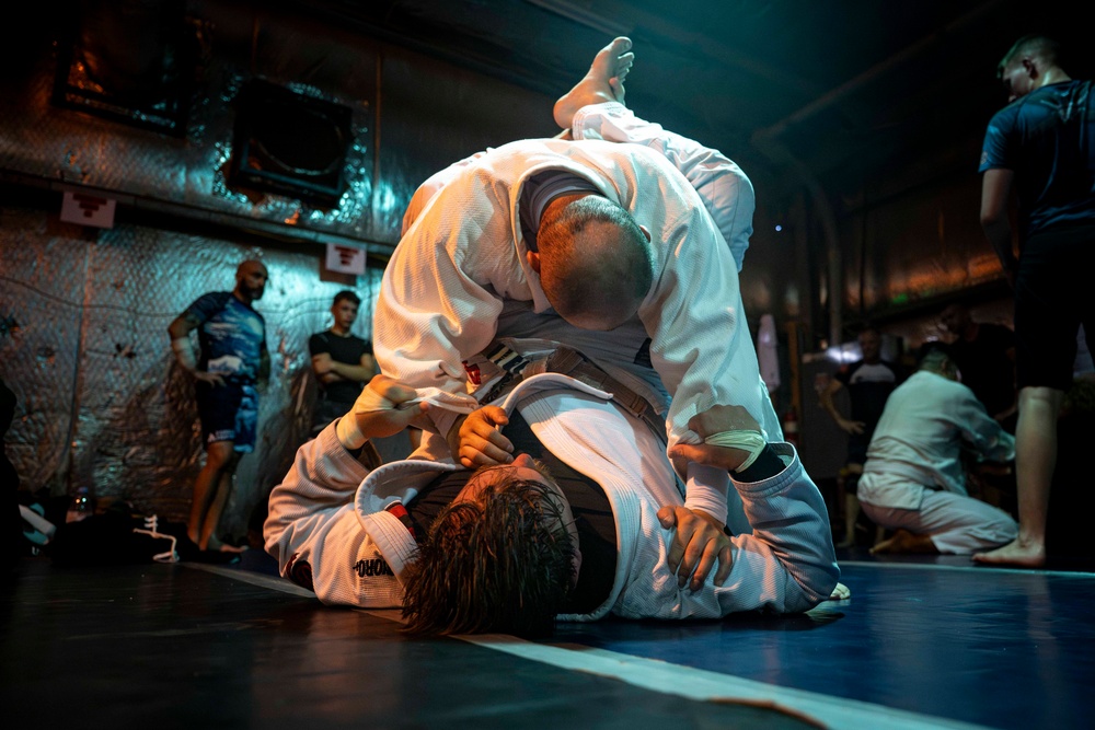 CJTF-HOA trains jiu-jitsu with French, Japanese partners