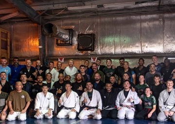 CJTF-HOA trains jiu-jitsu with French, Japanese partners