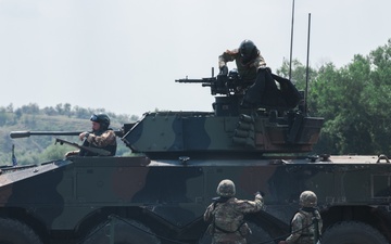 7th Engineer Brigade Conducts Wet Gap Crossing In Romania