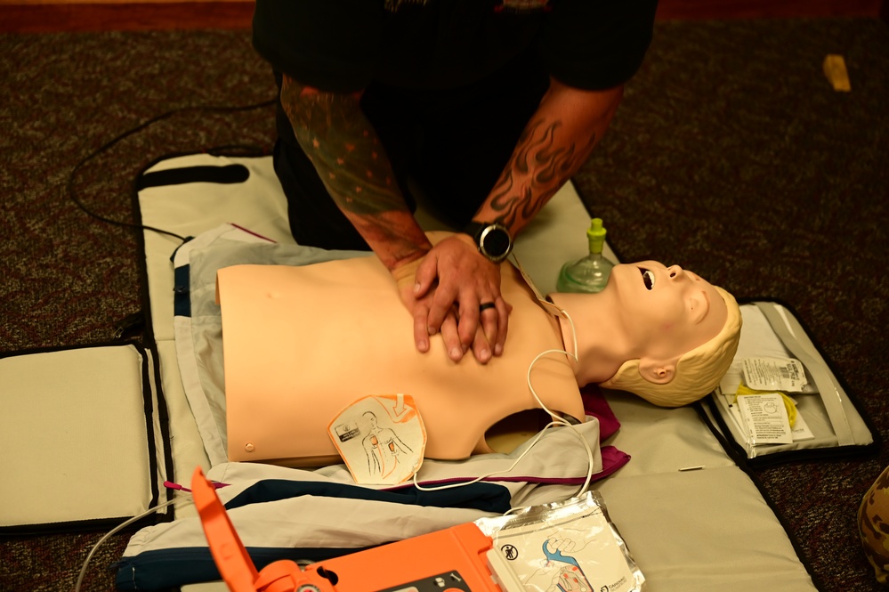42nd CES perform CPR training