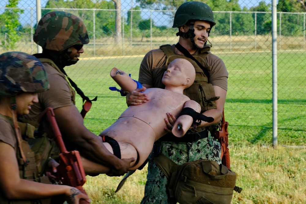 Built for the Fight: Corpsmen Excel in Trauma Exercise at Rota’s Corpsman Cup