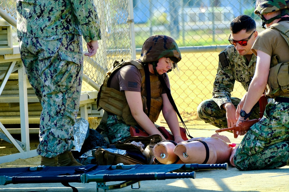 Built for the Fight: Corpsmen Excel in Trauma Exercise at Rota’s Corpsman Cup