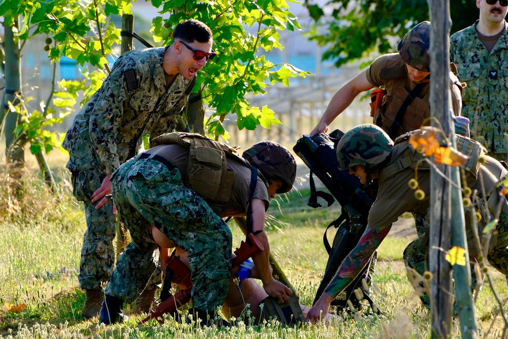 Built for the Fight: Corpsmen Excel in Trauma Exercise at Rota’s Corpsman Cup