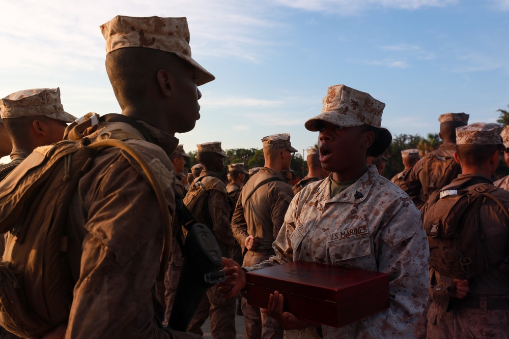 Alpha Company EGA Ceremony