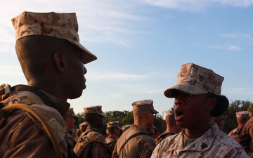 Alpha Company EGA Ceremony