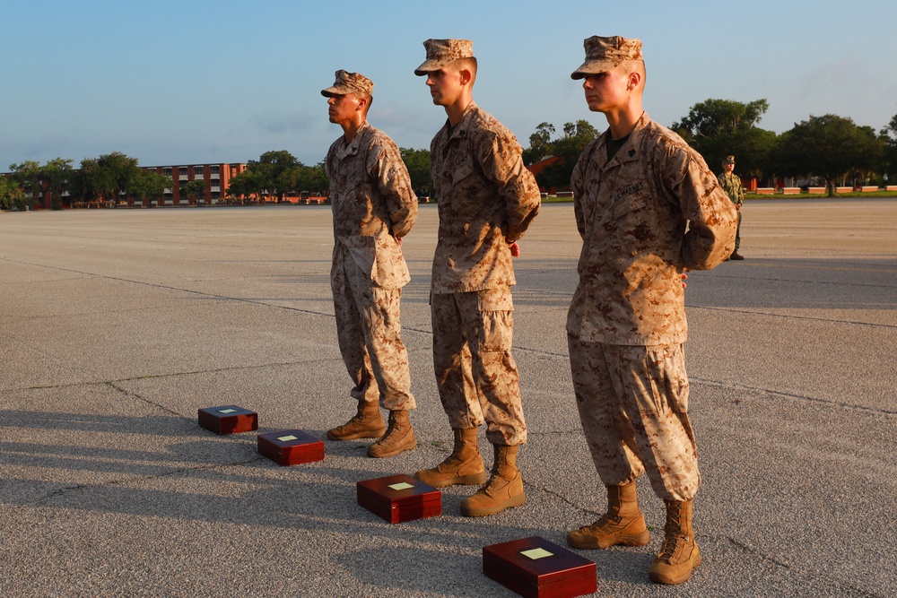 Alpha Company EGA Ceremony