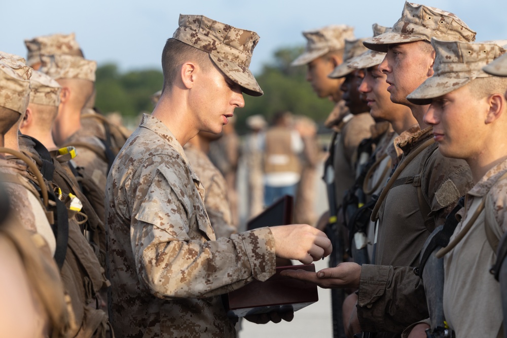 Alpha Company EGA Ceremony