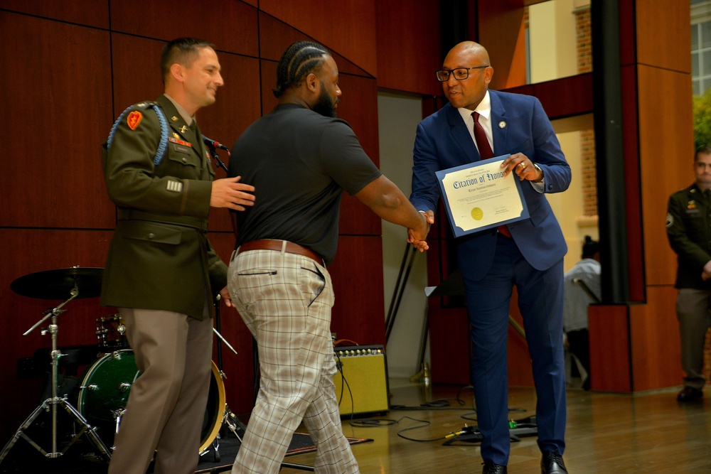 NYCRB Future Soldiers take oath during Army Birthday 250th reception