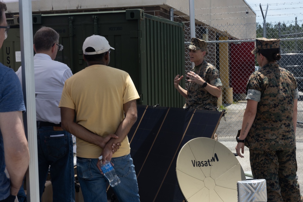 Defense Science Study Group Visits Combat Logistics Battalion 8, Innovation Campus