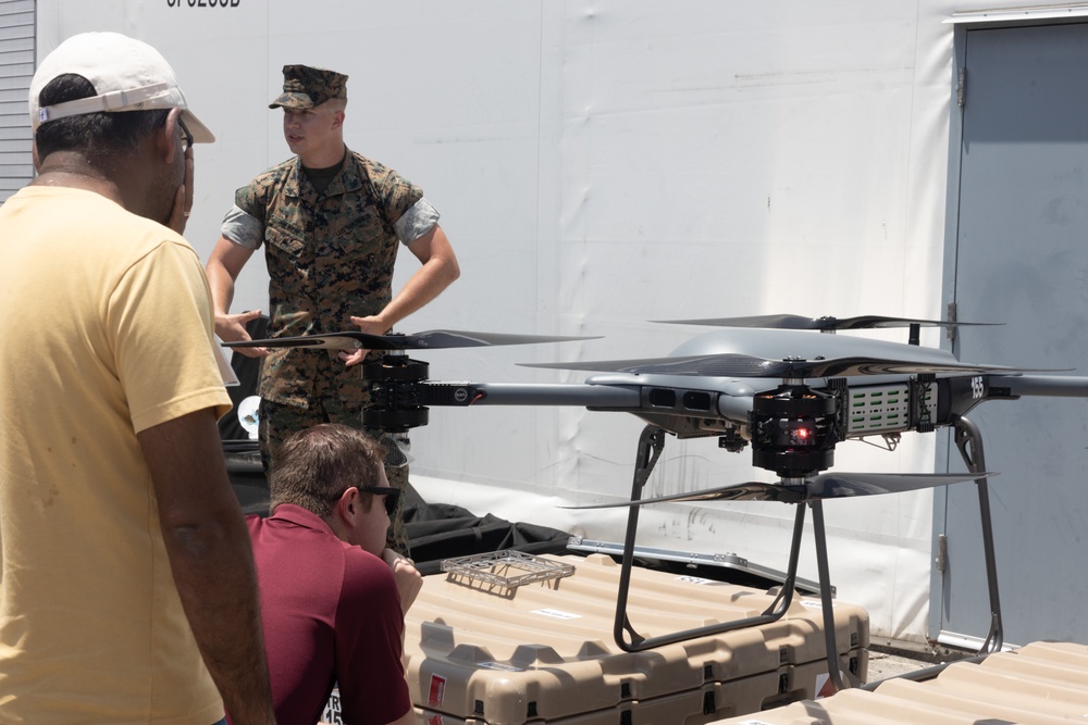Defense Science Study Group Visits Combat Logistics Battalion 8, Innovation Campus