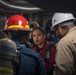 Sailors train for toxic gas aboard USS Ronald Reagan (CVN 76)