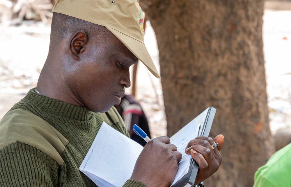 U.S. Army Civil Affairs performs first JCET with Guarda Nacional Guinea-Bissau