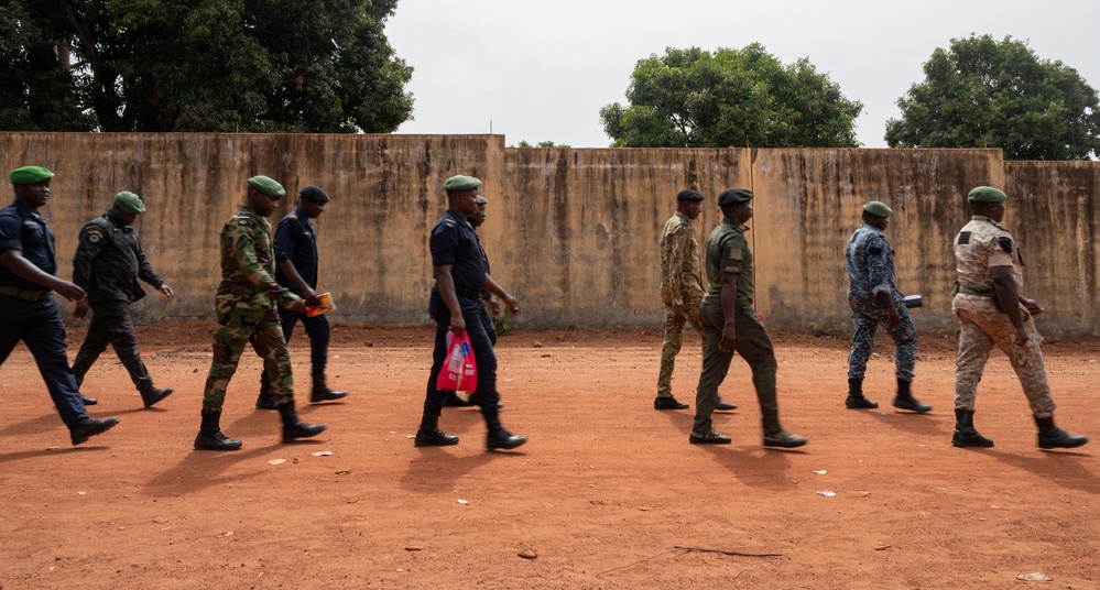 U.S. Army Civil Affairs performs first JCET with Guarda Nacional Guinea-Bissau