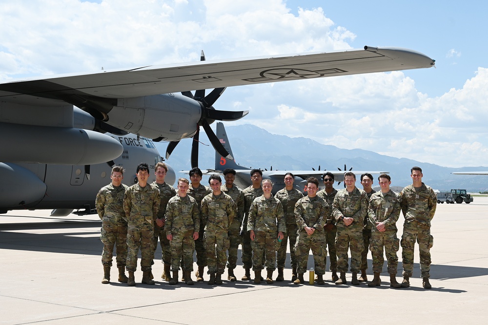 Air Force Academy Cadets visit 302d AW