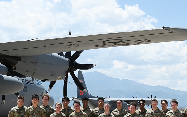 Air Force Academy Cadets visit 302d AW