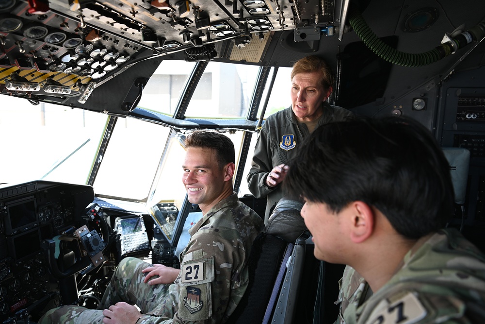 Air Force Academy Cadets visit 302d AW