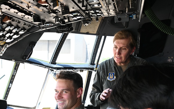 Air Force Academy Cadets visit 302d AW