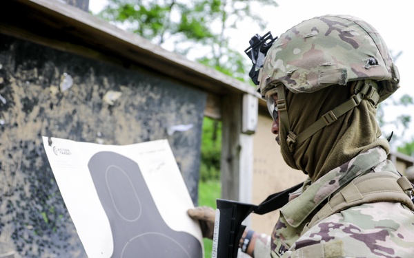 District of Columbia National Guard soldiers compete in Top Shot competition during Annual Training