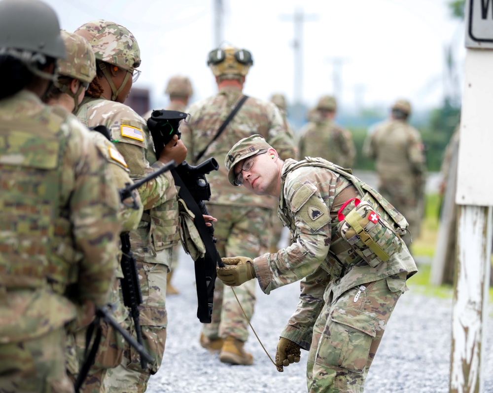 District of Columbia National Guard soldiers compete in Top Shot competition during Annual Training