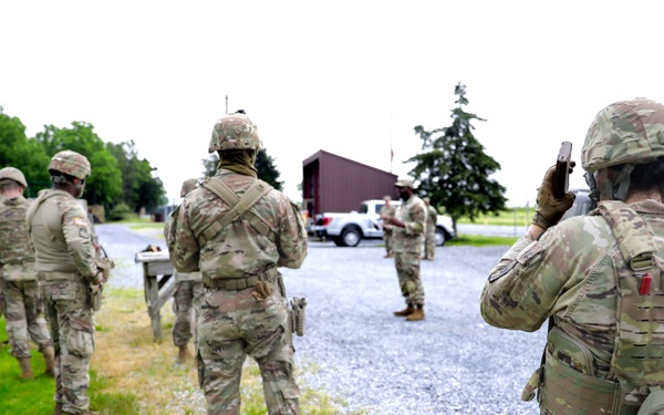 District of Columbia National Guard soldiers compete in Top Shot competition during Annual Training
